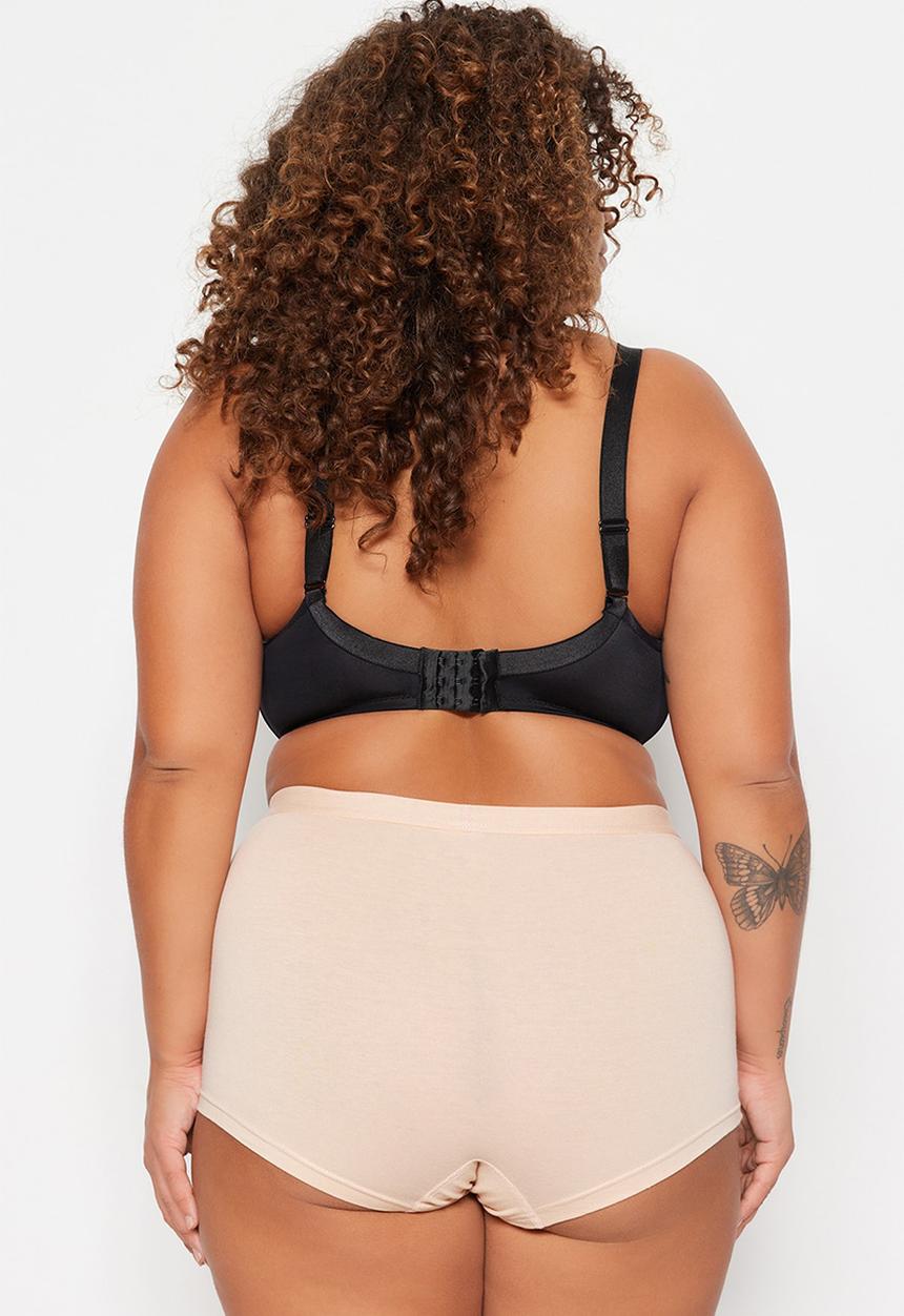 Trendyol - Plus size 2 pack boxer briefs - black-skin