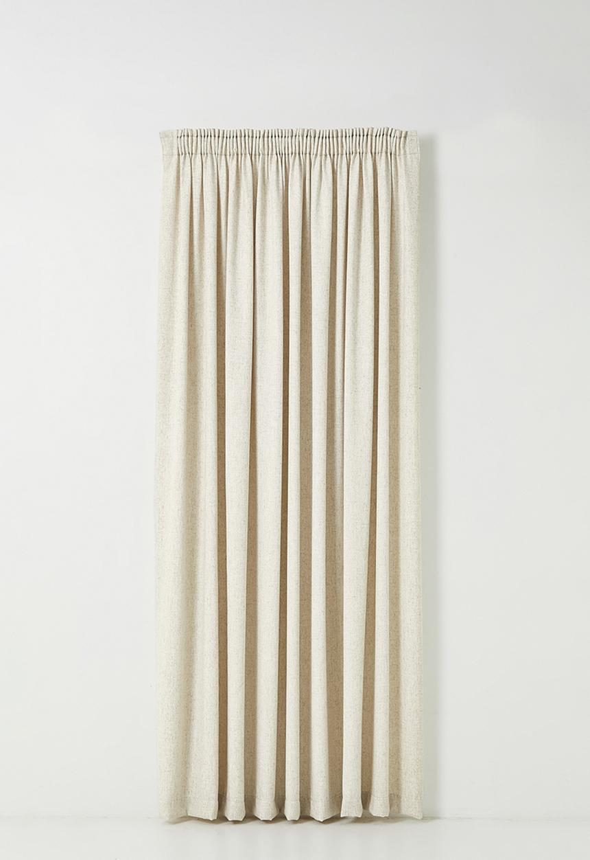 Sixth Floor - Linen Blend Luxe Taped Curtain - Natural