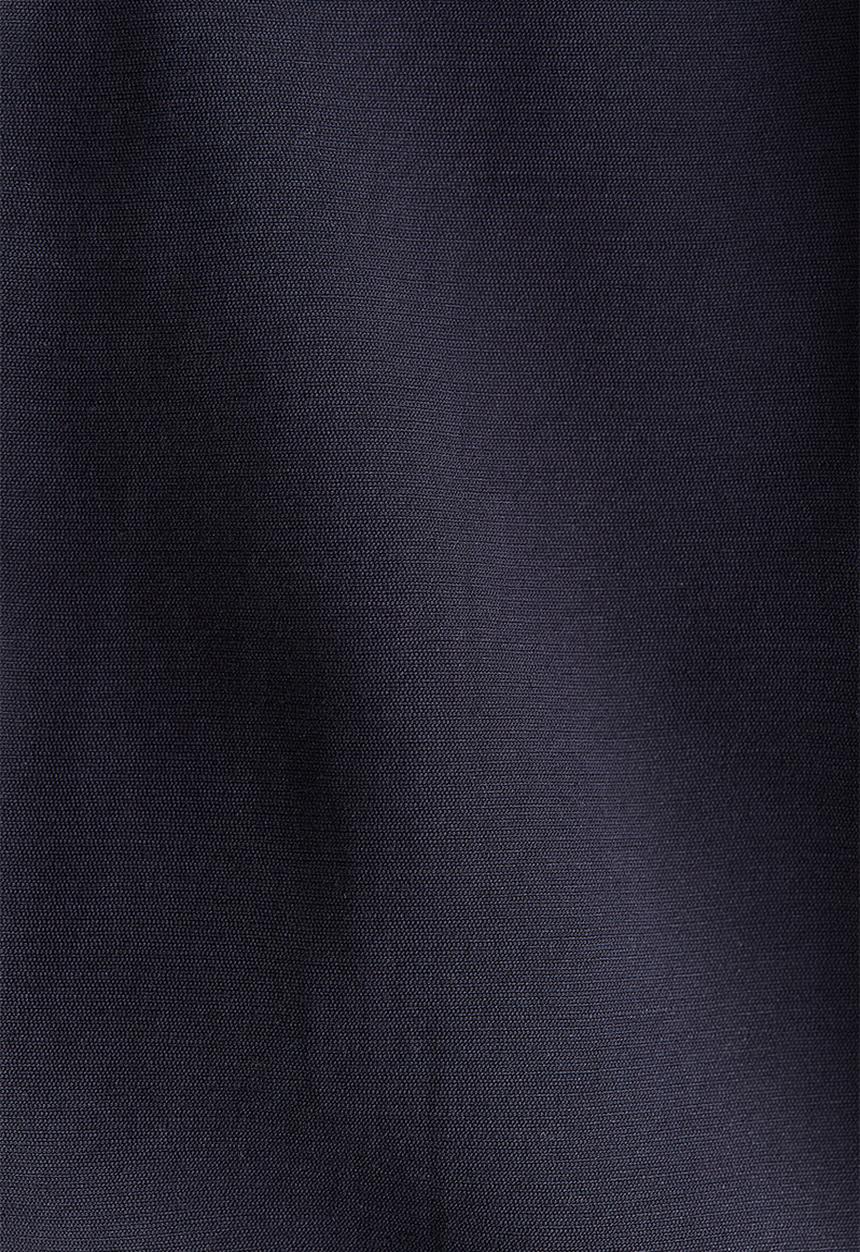 H&M - Wide ankle-length trousers - navy blue