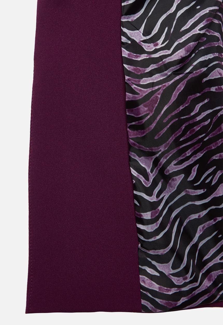 Trendyol - Regular Woven Blazer Jacket with Lining Details - Dark Purple