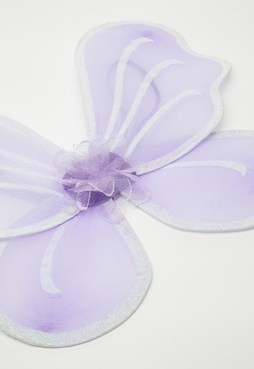 Pop Candy - Butterfly wings with glitter edges - light purple
