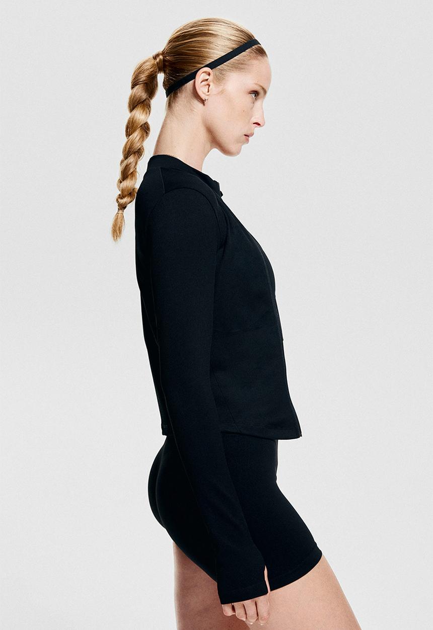 H&M - Seamless sports jacket with drymove™ - black