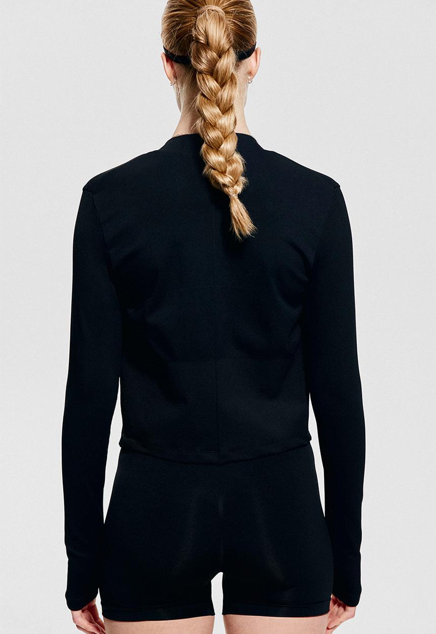 H&M - Seamless sports jacket with drymove™ - black
