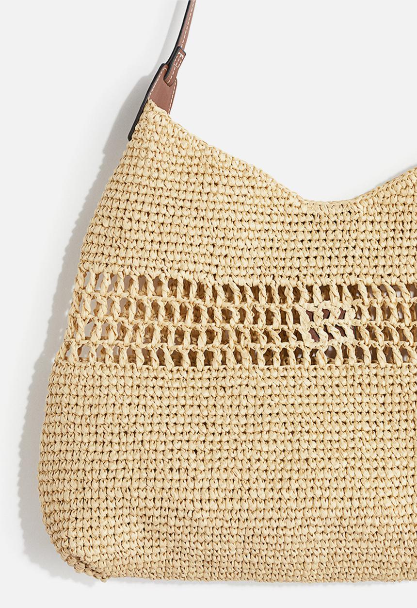 H&M - Straw shoulder bag - beige
