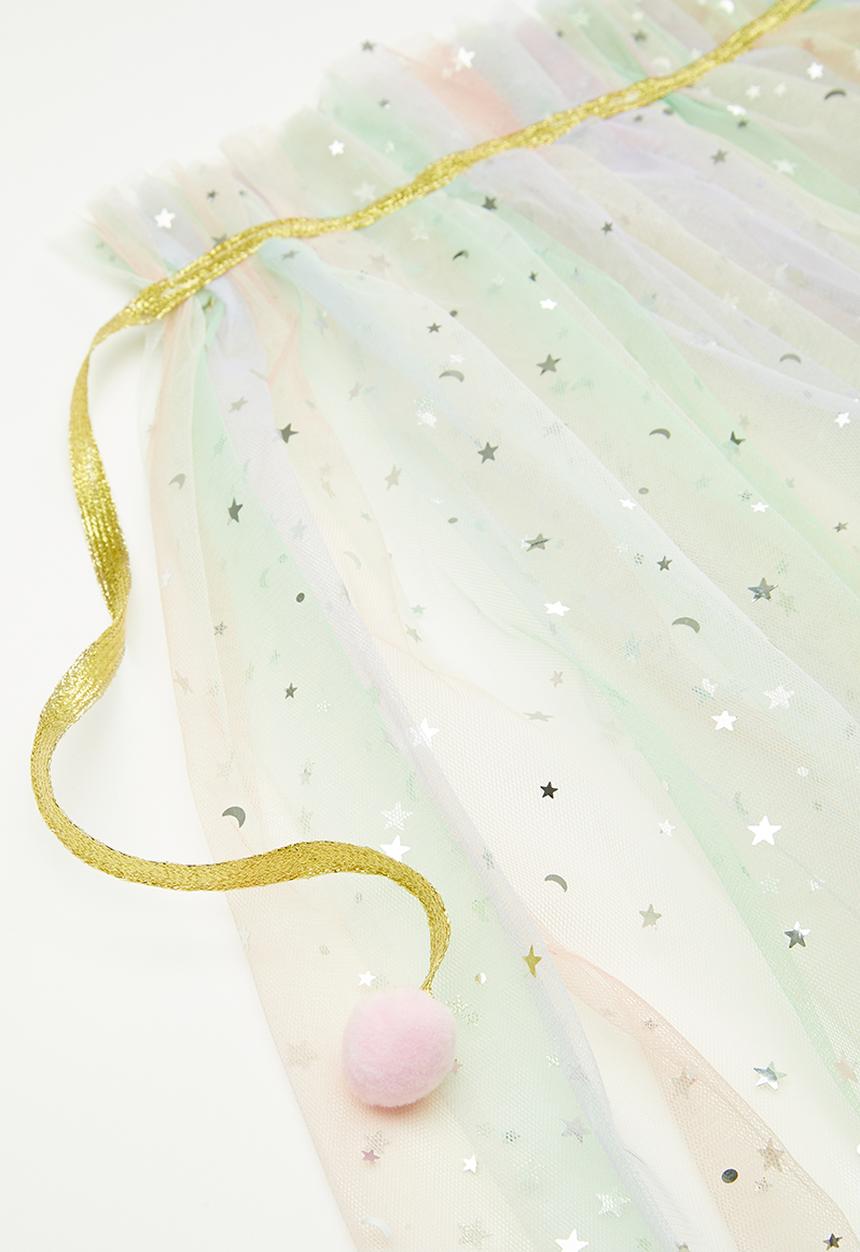 Pop Candy - Celestial tulle princess cape - multicolour