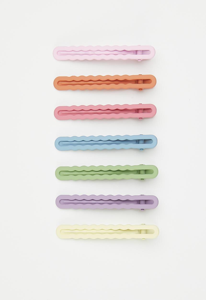 Pop Candy - Frosted hair clip set - multi