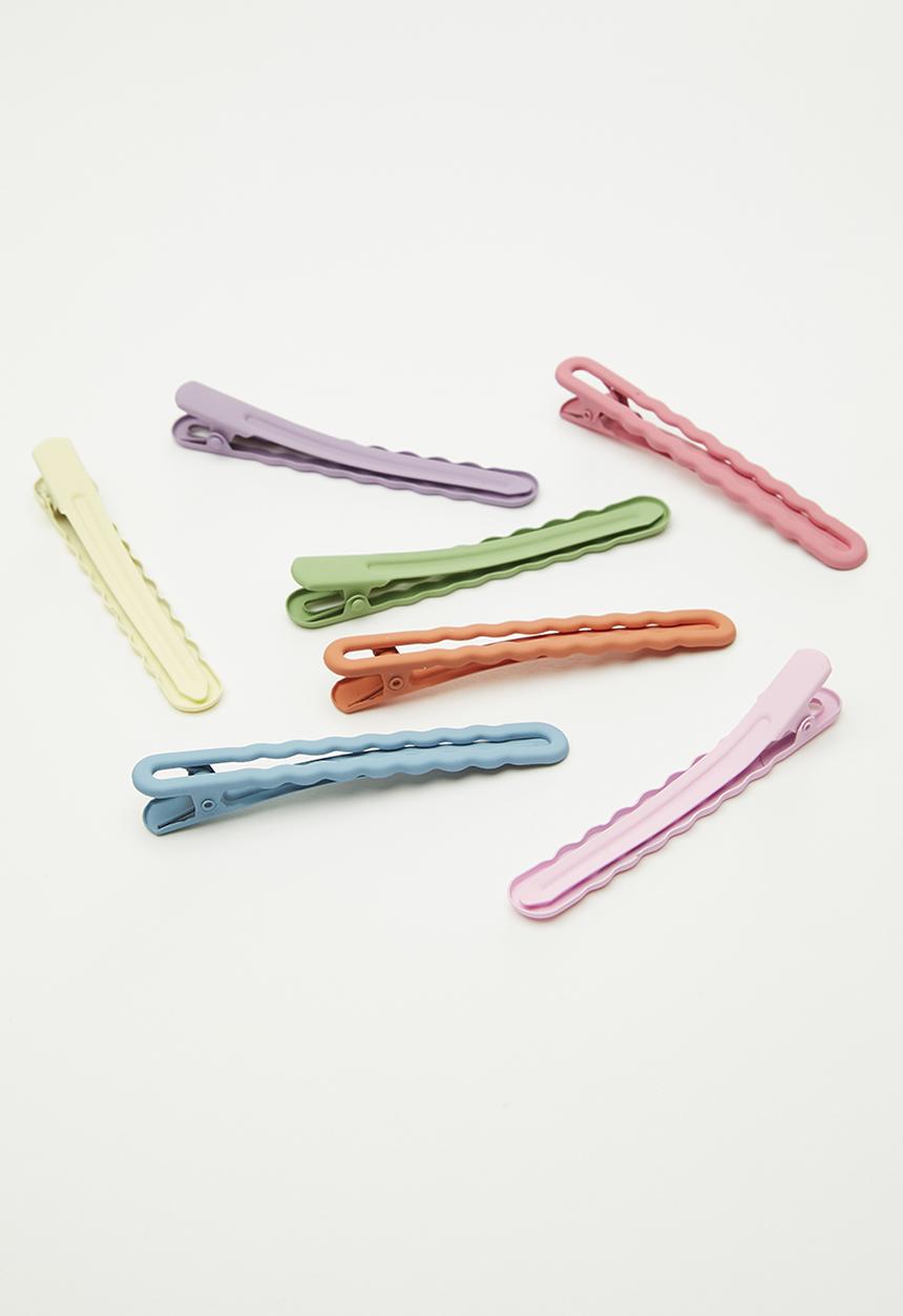 Pop Candy - Frosted hair clip set - multi