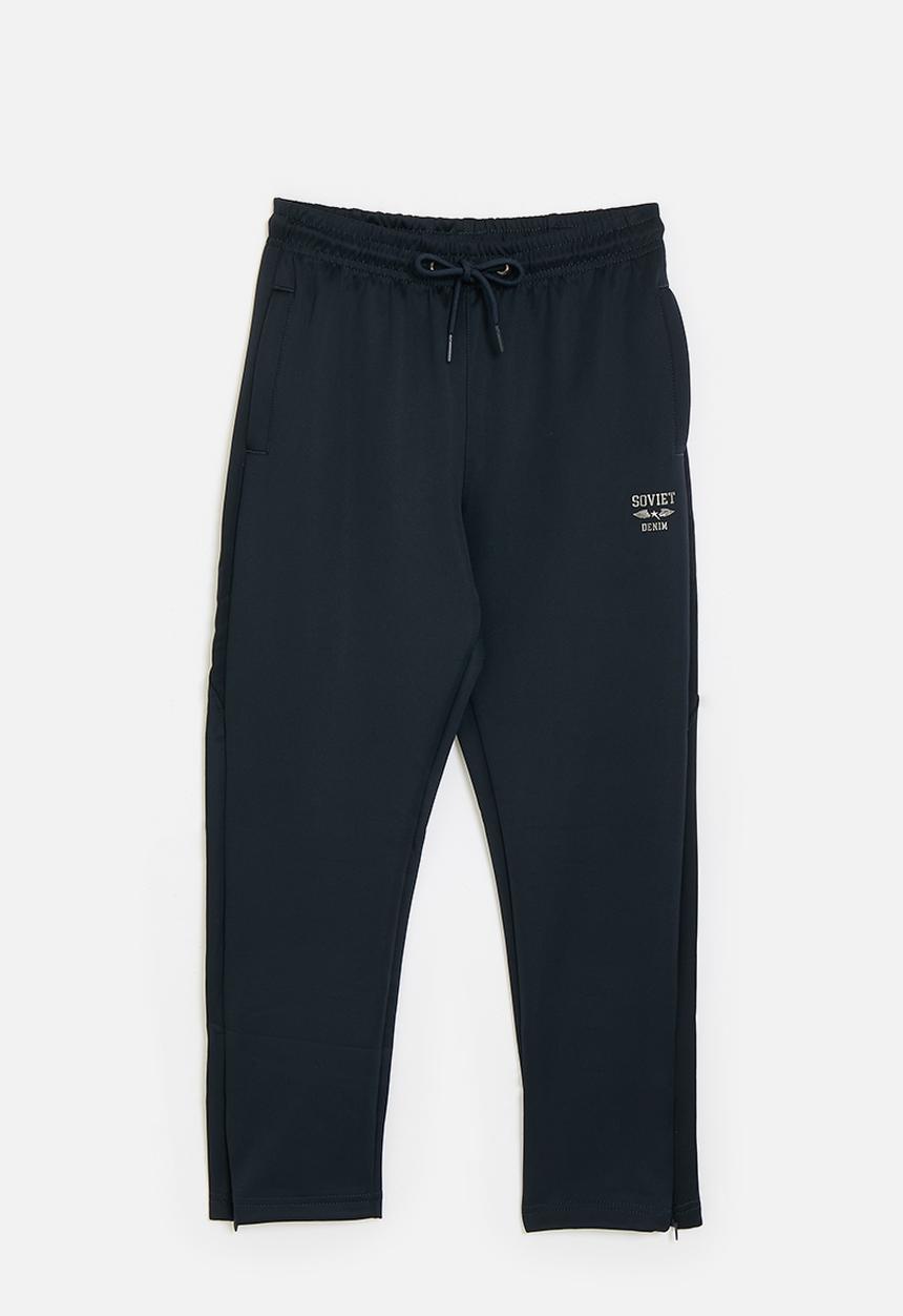 SOVIET - Boys fashion track pant - navy