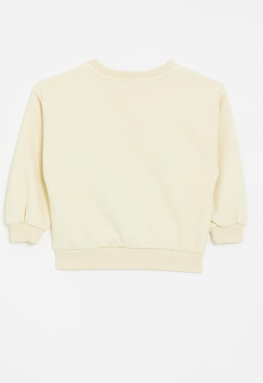 Pop Candy - Applique sweat top - ecru