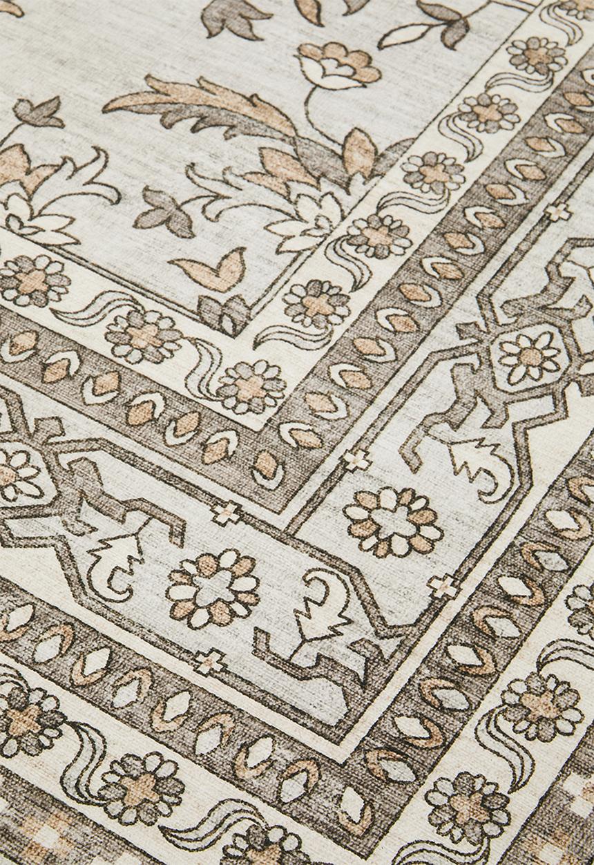 Fotakis - Dahlia Floral Rug - Natural