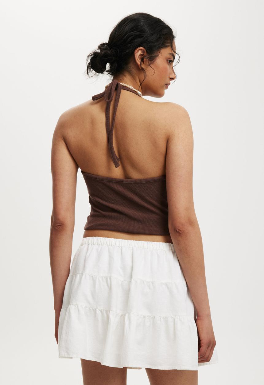 Cotton On - Haven mini skirt - white