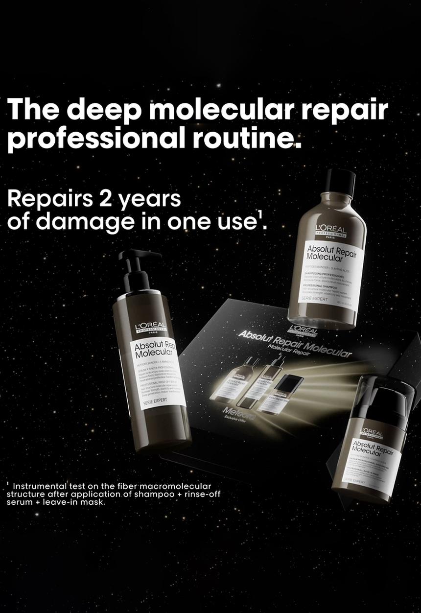 L’Oreal Professionnel - Aboslut Repair Molecular Set for Damaged Hair - Complimentary Shampoo