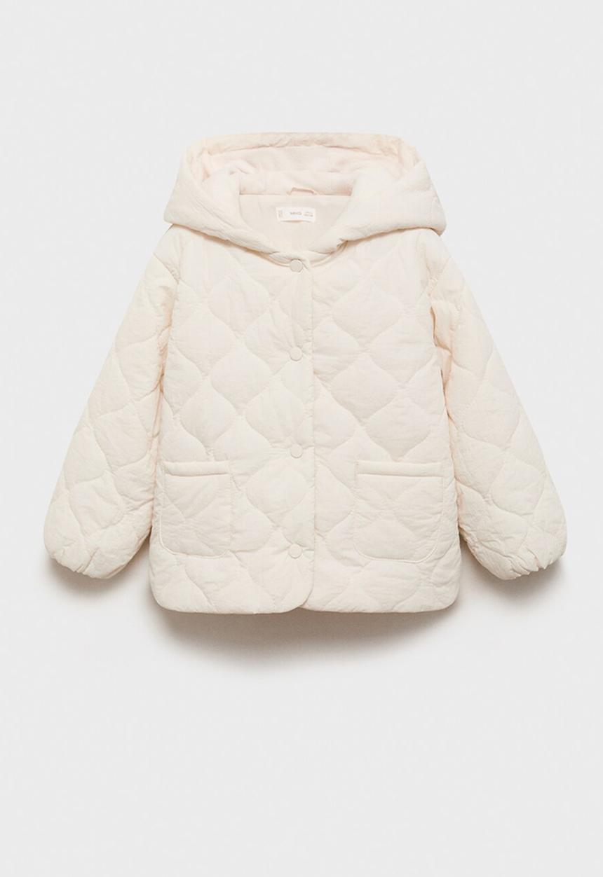 MANGO - Puffer coat uli - light beige
