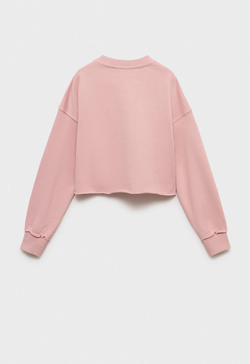 MANGO - Sweatshirt chapter - pink