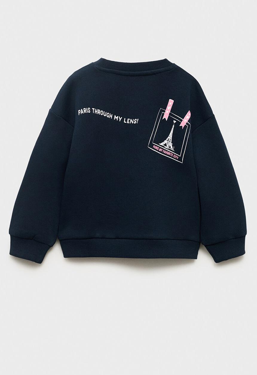 MANGO - Sweatshirt foto - navy