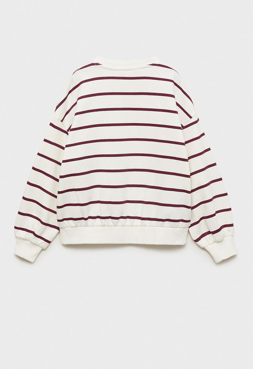 MANGO - Sweatshirt rayo - dark red