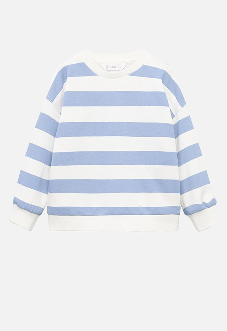 MANGO - Sweatshirt rayas - medium blue