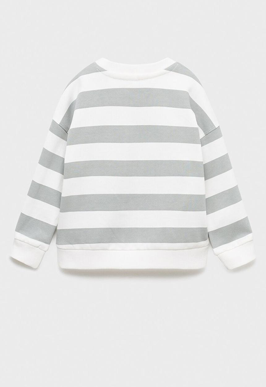 MANGO - Sweatshirt rayas - grey