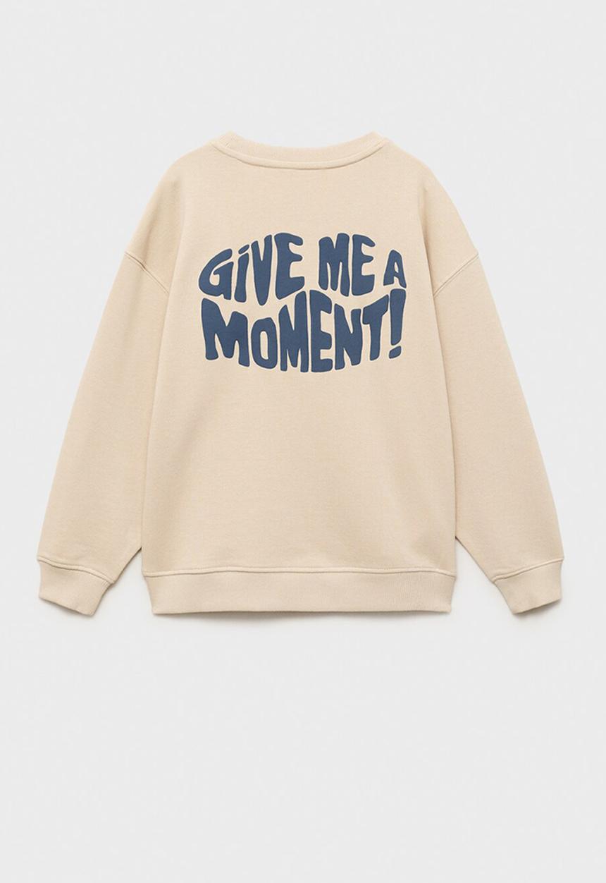 MANGO - Sweatshirt big - light/pastel brown