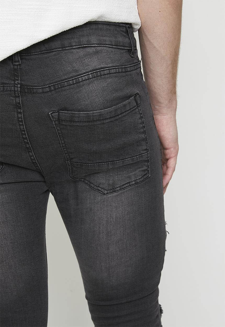 Brave Soul - Skinny Fit Jean - Charcoal Long Length
