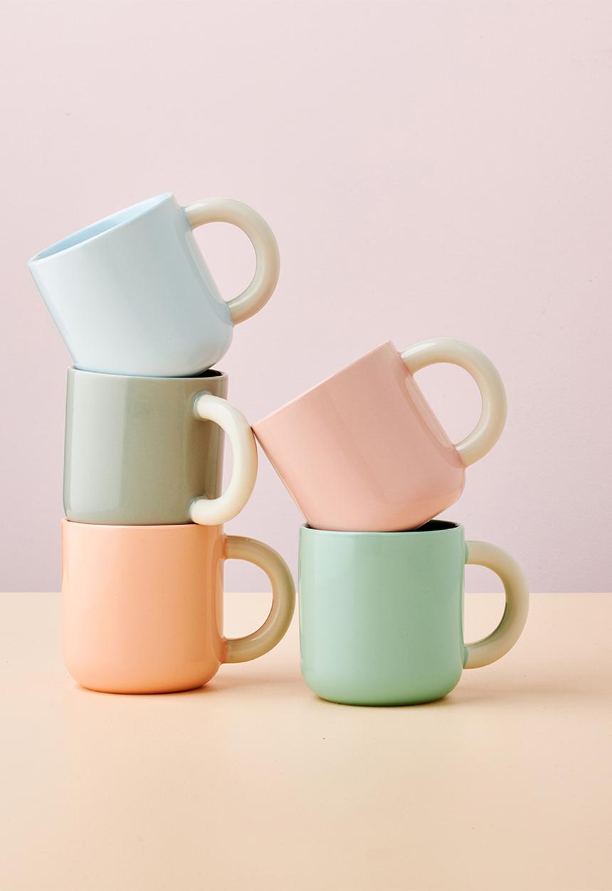 Maxwell & Williams - Maxwell and Williams Sherbet Mug 370ml - Grey