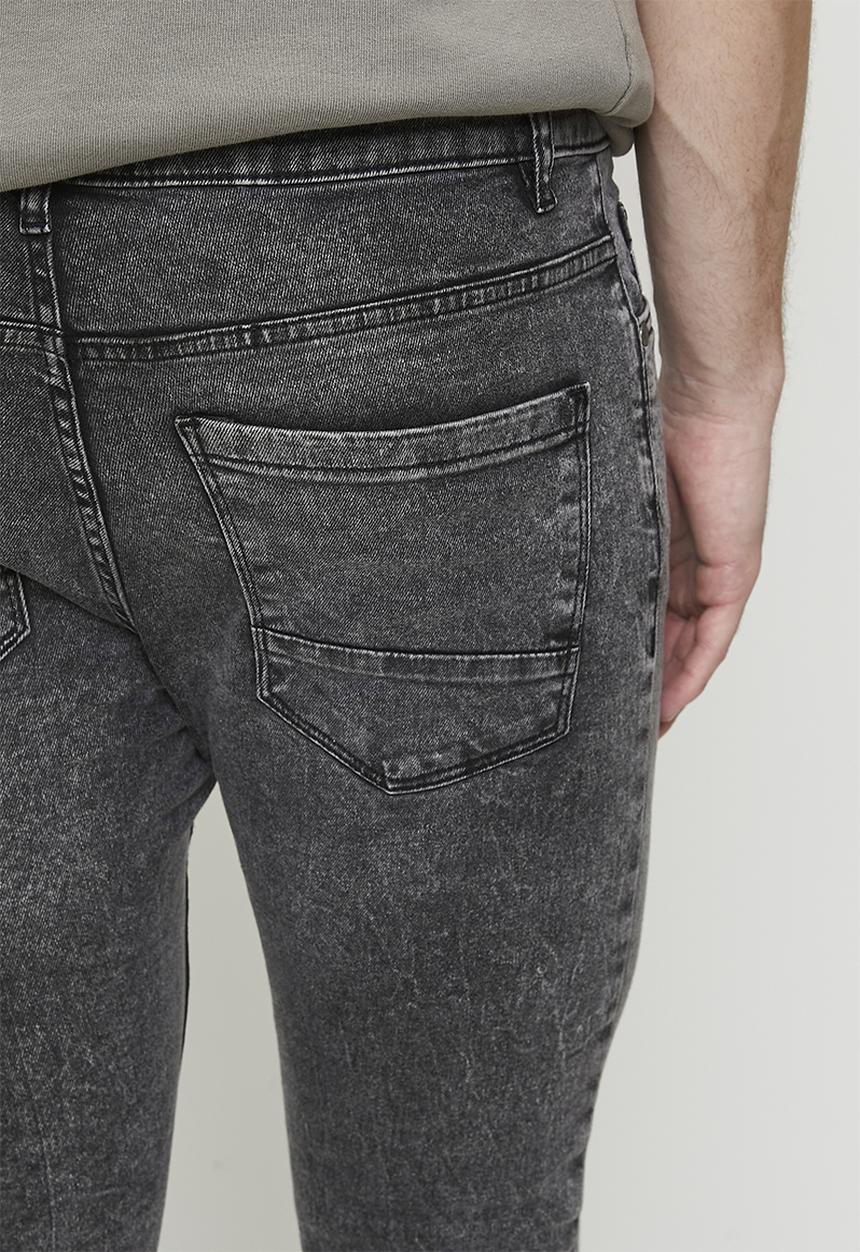 Brave Soul - Super Skinny Fit Denim Jean Acid Wash - Long Length