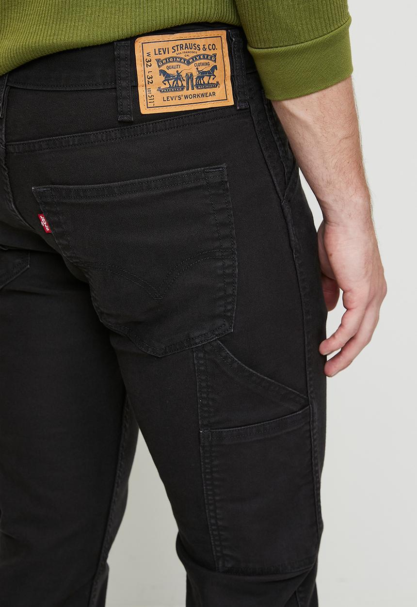 Levi’s® - WORKWEAR 511 UTILITY BLACK CANVAS WW