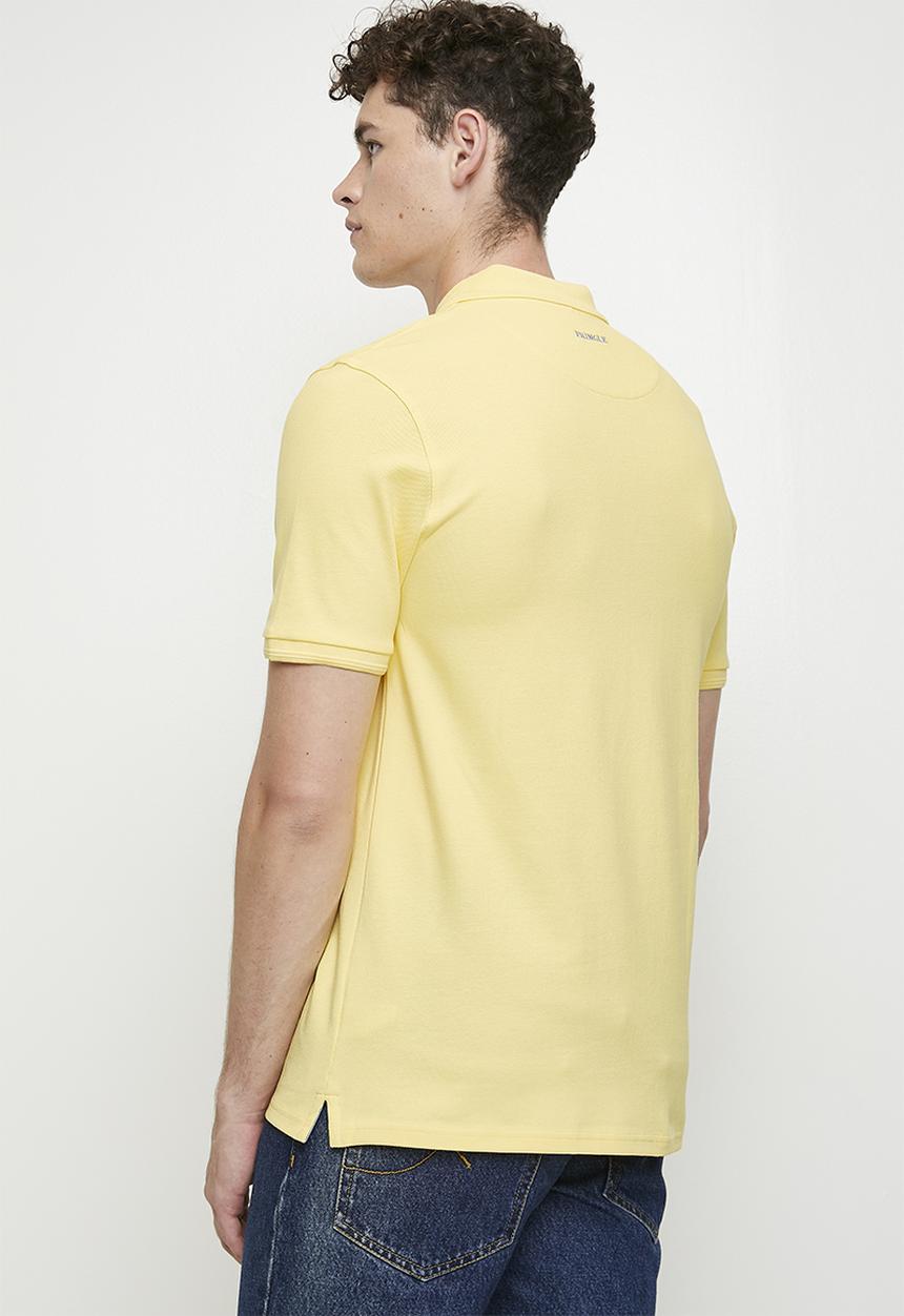 Pringle of Scotland - Austyn pique golfer - yellow