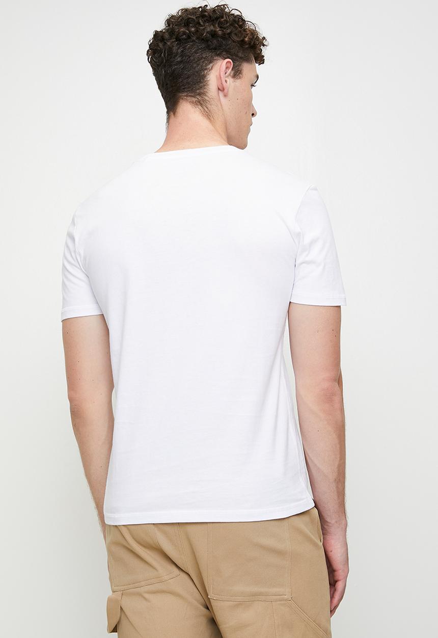 GUESS - Aidy cn short sleeve tee - pure white
