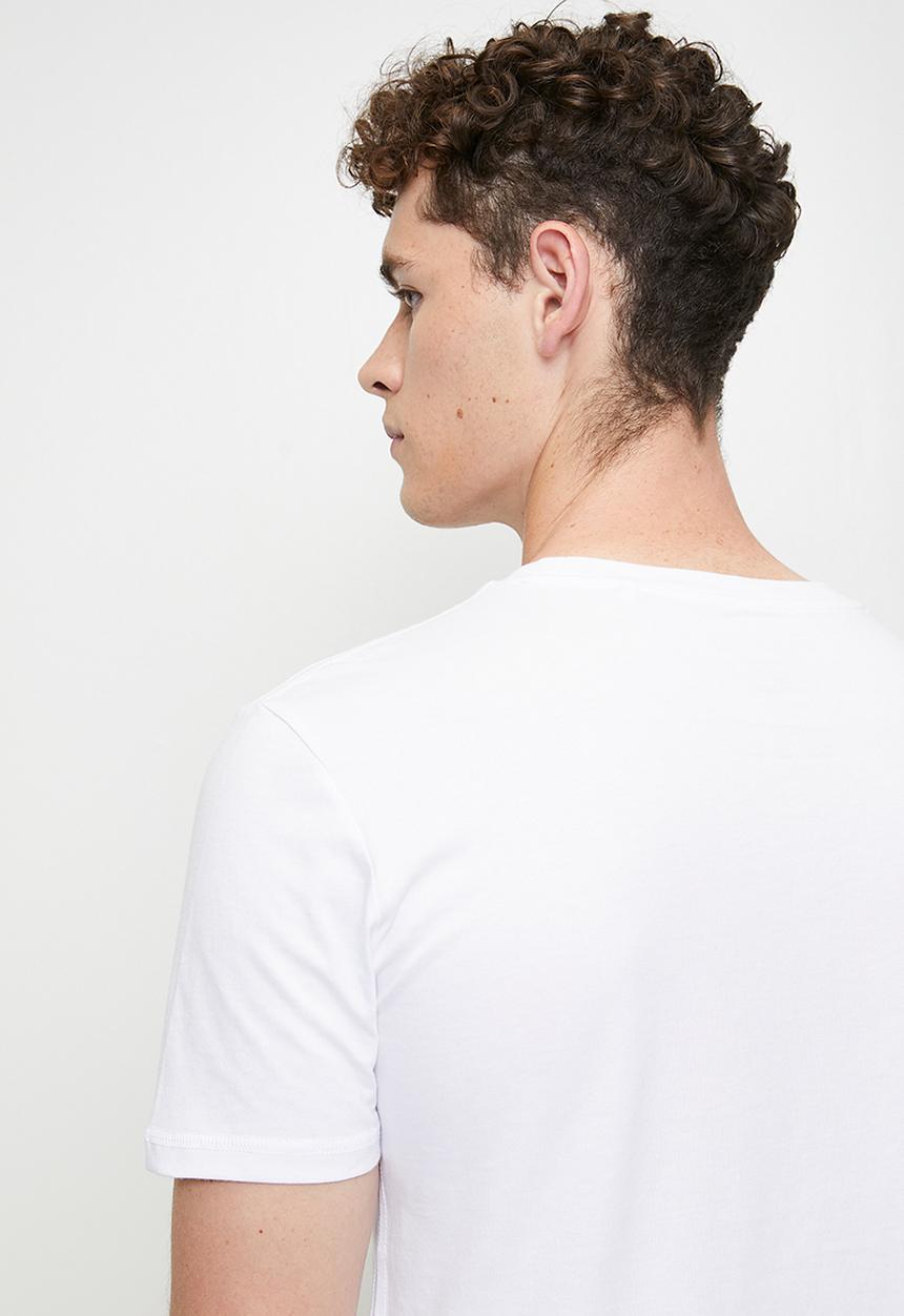 GUESS - Aidy cn short sleeve tee - pure white