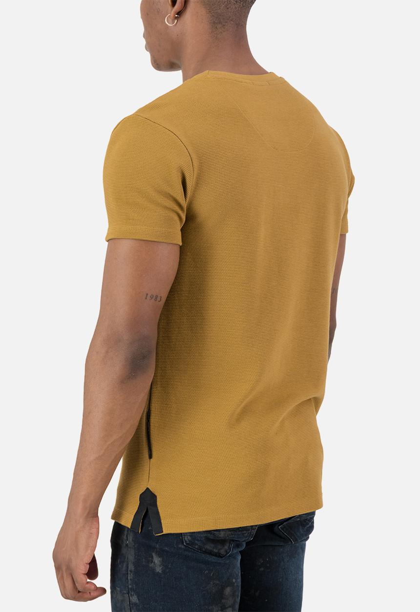 S.P.C.C - Avery Tee  - Slimline Fit Fashion Tees Medallion - Mustard