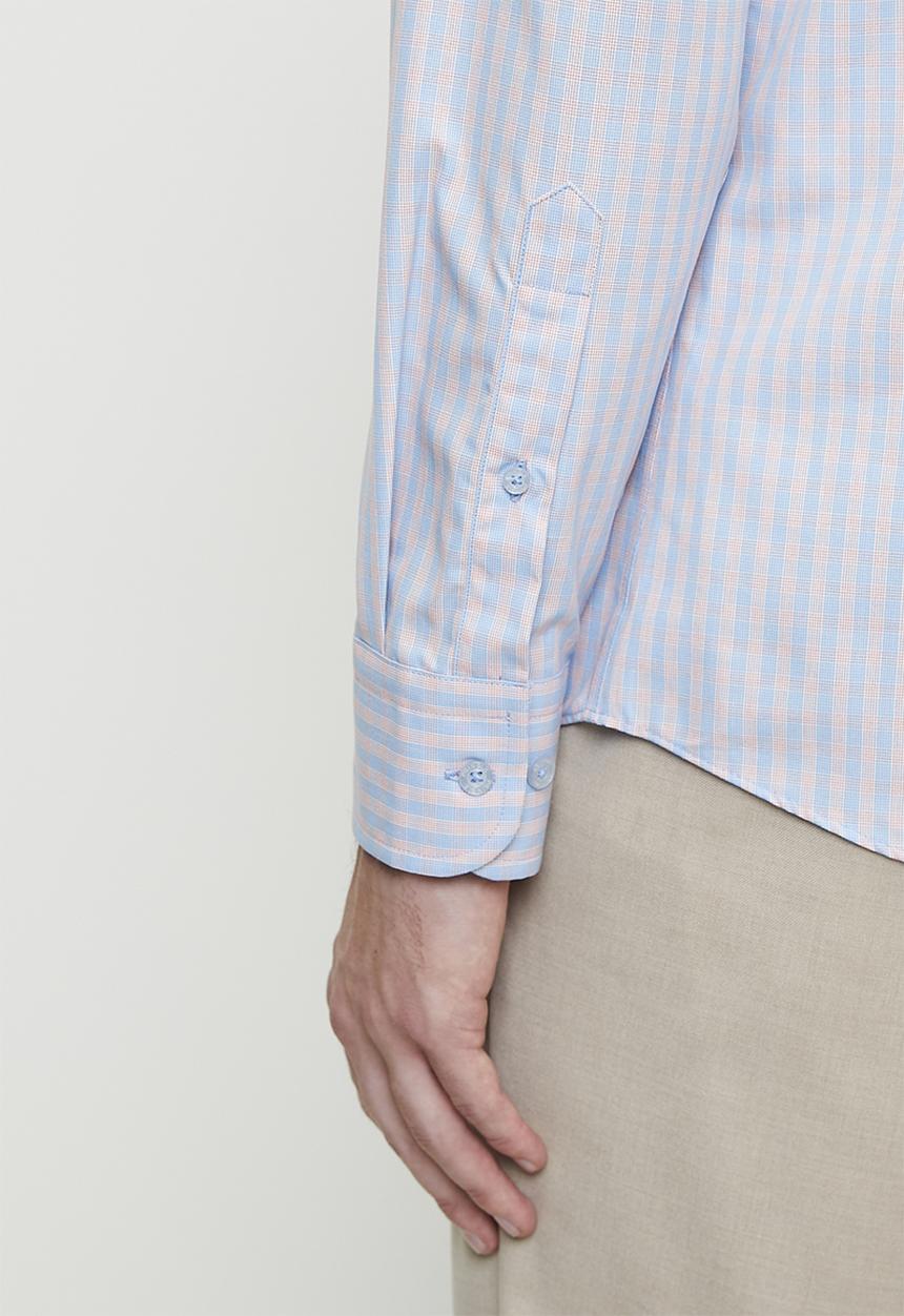 Pringle of Scotland - Gabriel long sleeve tailored shirt - blue