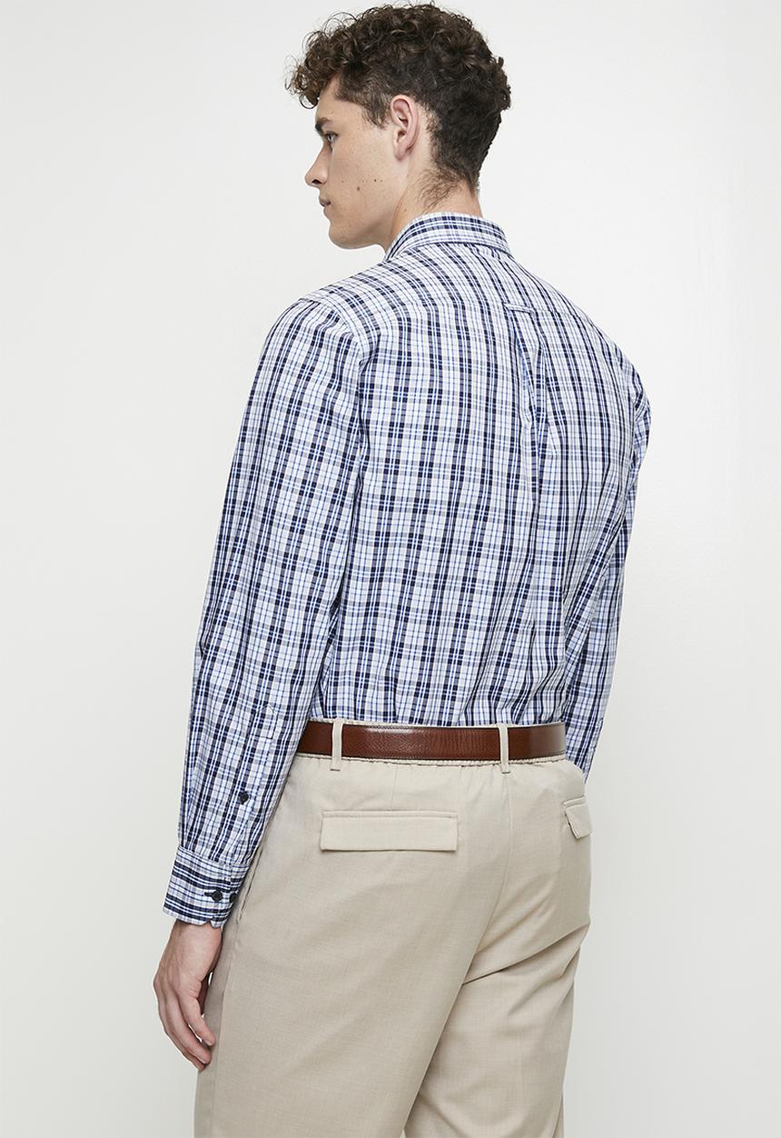 Pringle of Scotland - Fred long sleeve classic shirt - navy