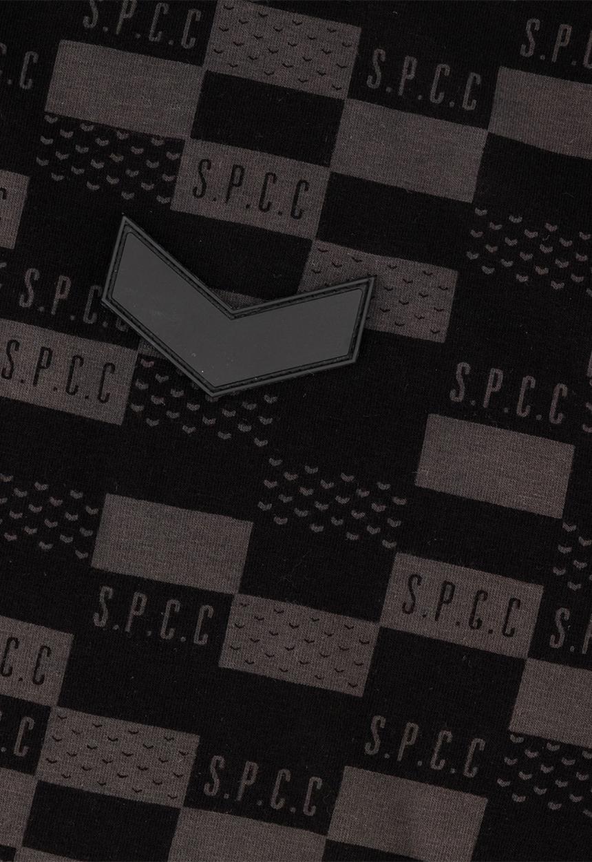 S.P.C.C - Morello Golfer - Black Slimline Fit Fashion Polos - Black
