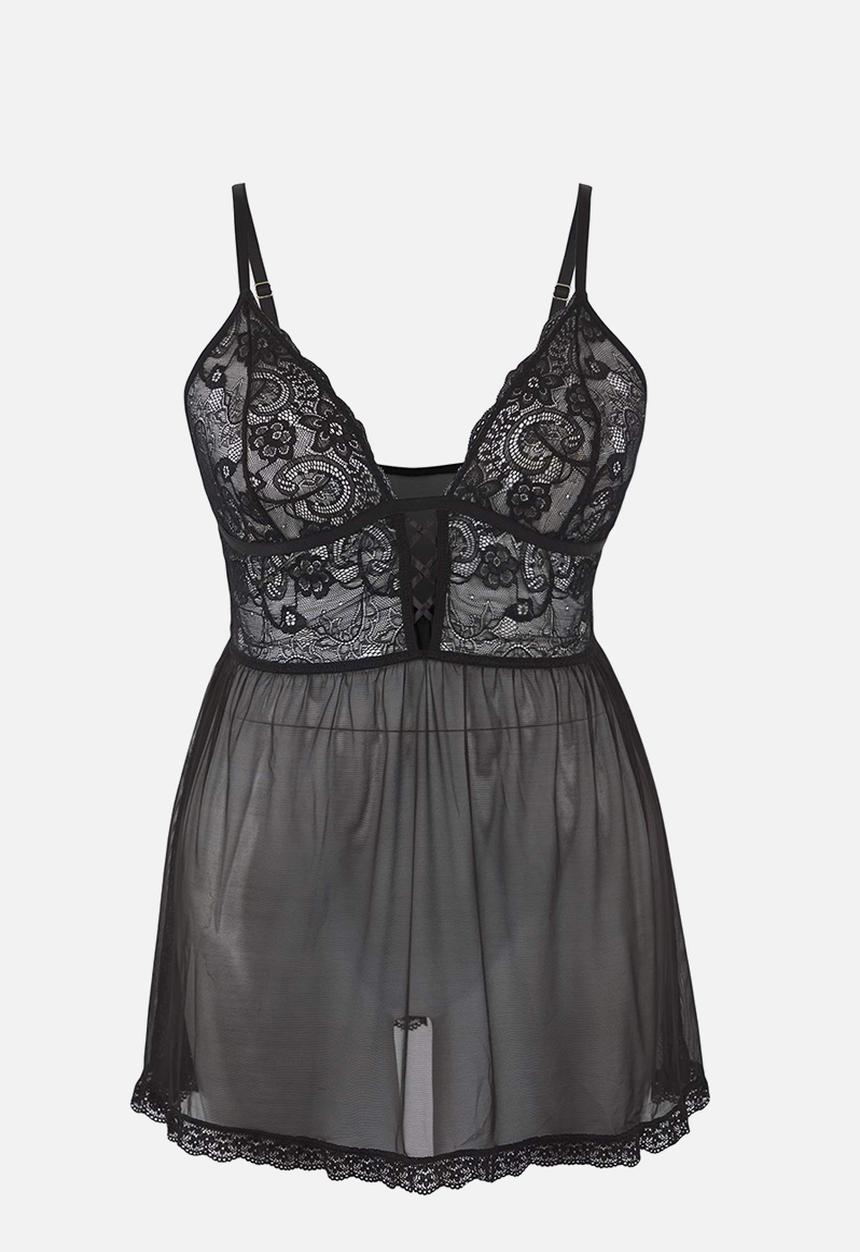 navy lace dress with jacket Regular main image 1