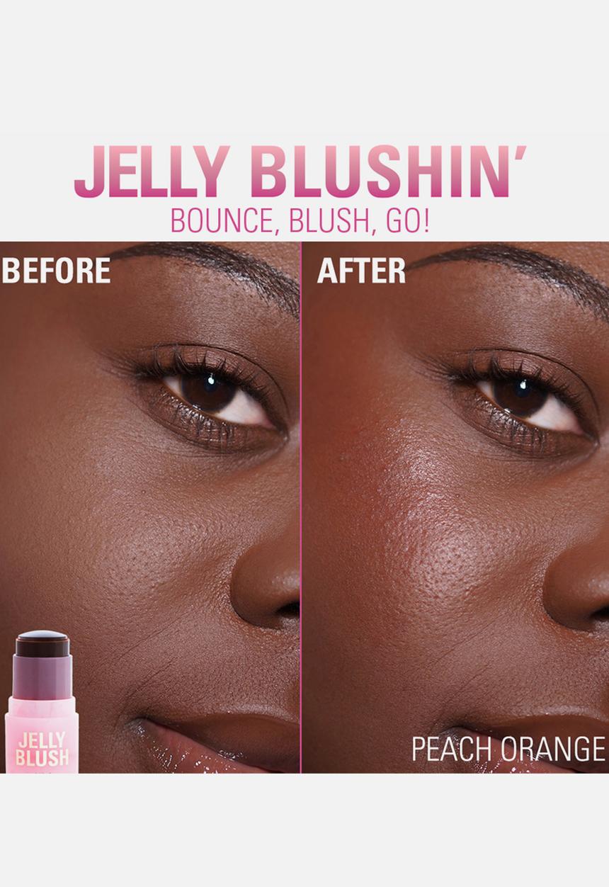 Revolution - Jelly Blush Stick Lip and Cheek Stain Peach Orange - Peach Orange