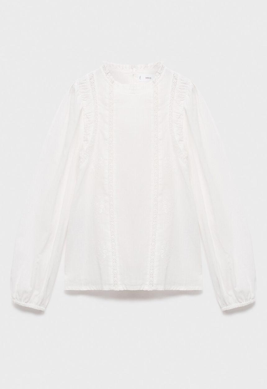MANGO - Blouse tatiana - White