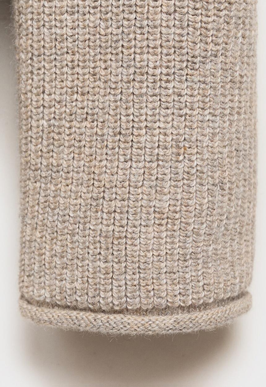 MANGO - Cardigan chesterc - light beige