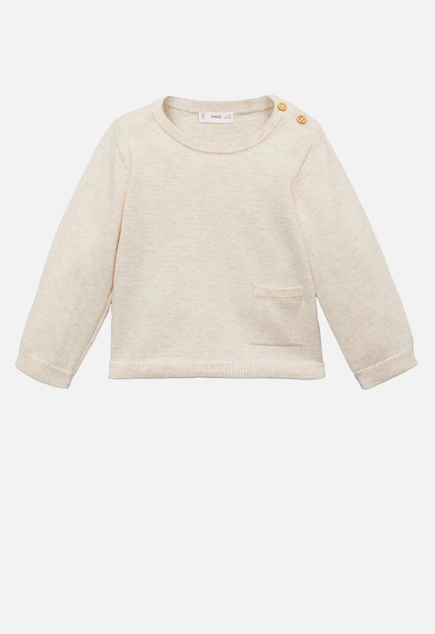 MANGO - Sweater london - light pastel brown