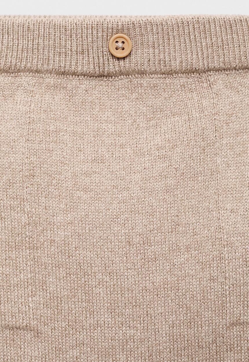 MANGO - Trousers glasgow - light pastel brown