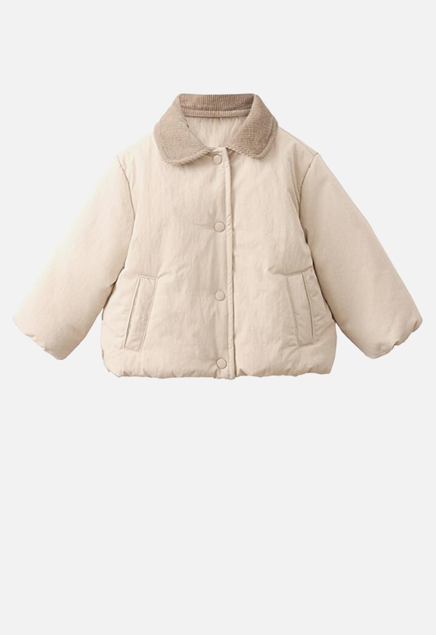 MANGO - Puffer coat abu - light beige