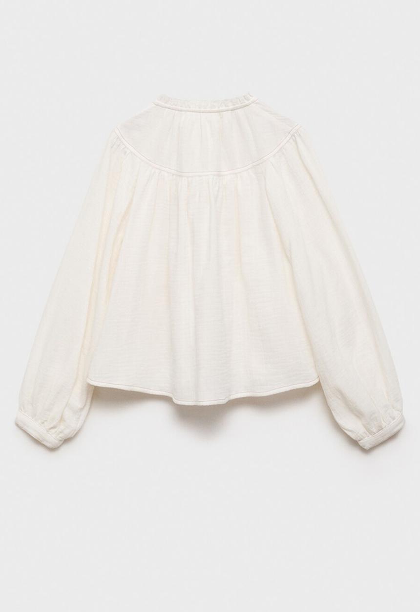 MANGO - Shirt alba - light beige