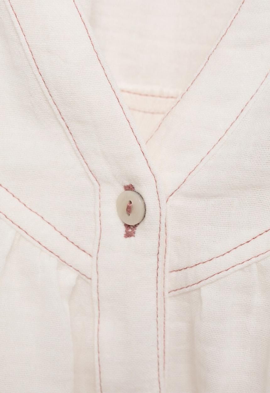 MANGO - Shirt alba - light beige