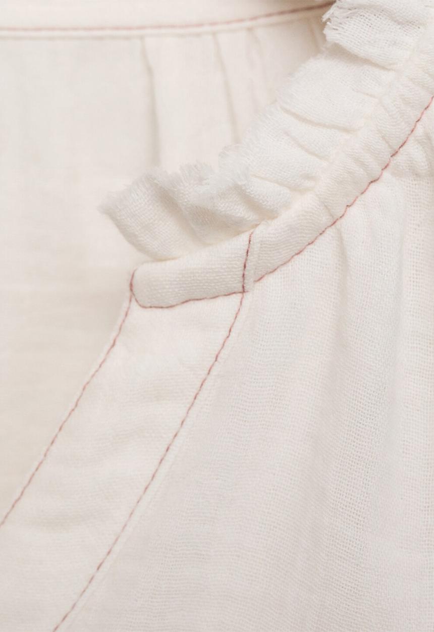 MANGO - Shirt alba - light beige