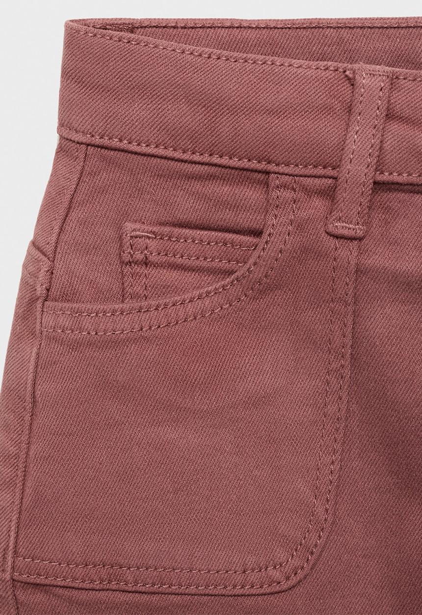 MANGO - Skirt sandy - dark red