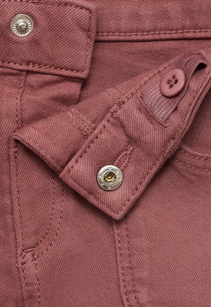 MANGO - Skirt sandy - dark red