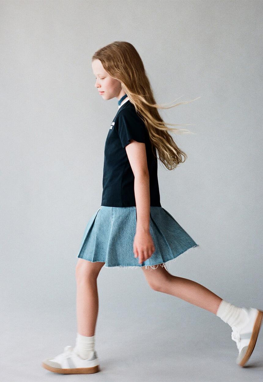 MANGO - Skirt alexia - open blue