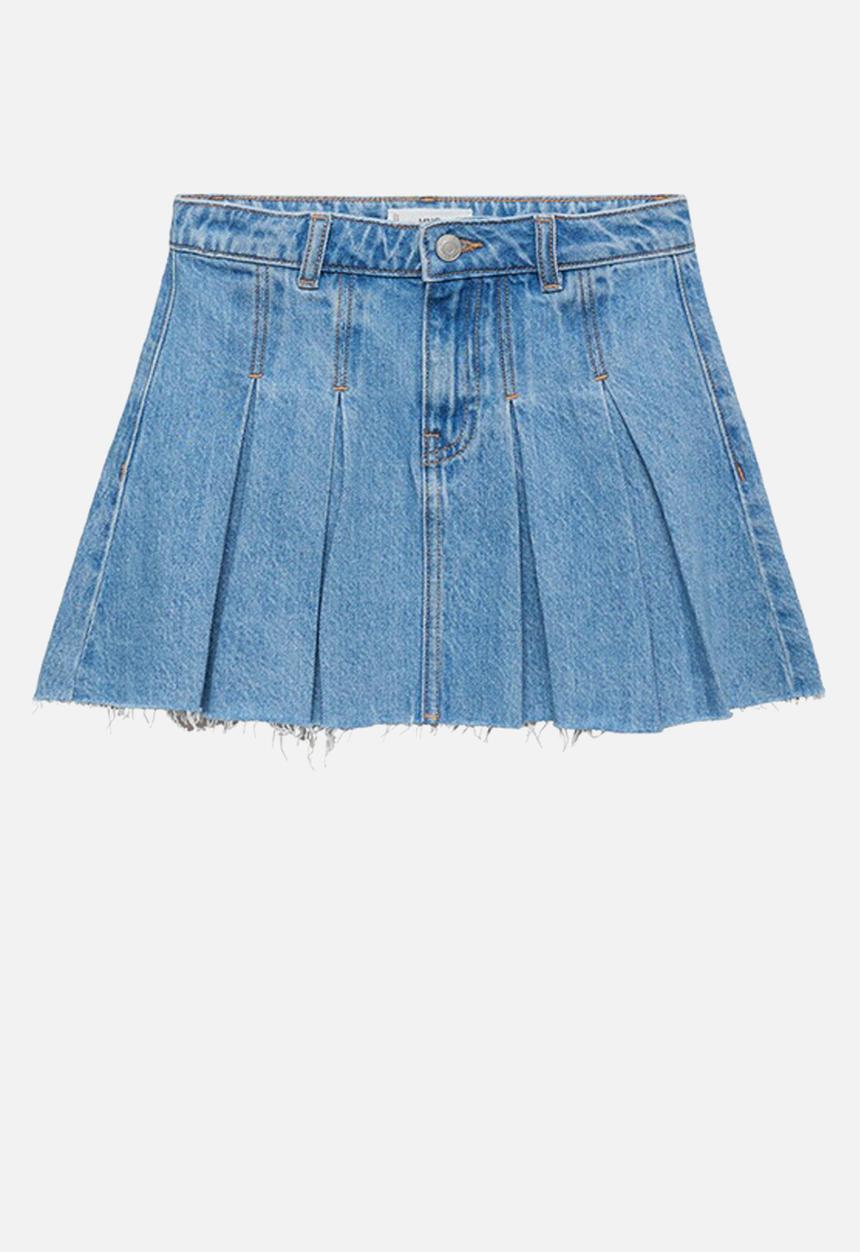MANGO - Skirt alexia - open blue