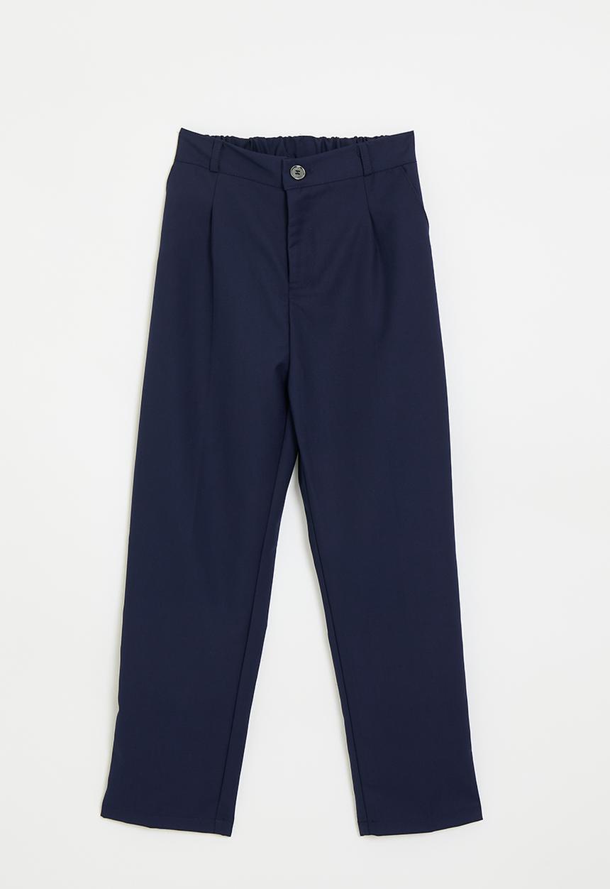 Pop Candy - Trousers with reverse pleat - navy blue