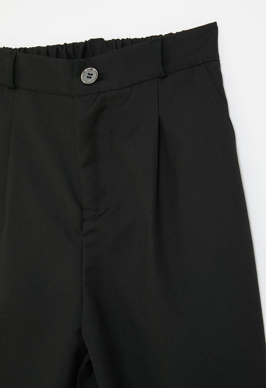 Pop Candy - Trousers with reverse pleat - black